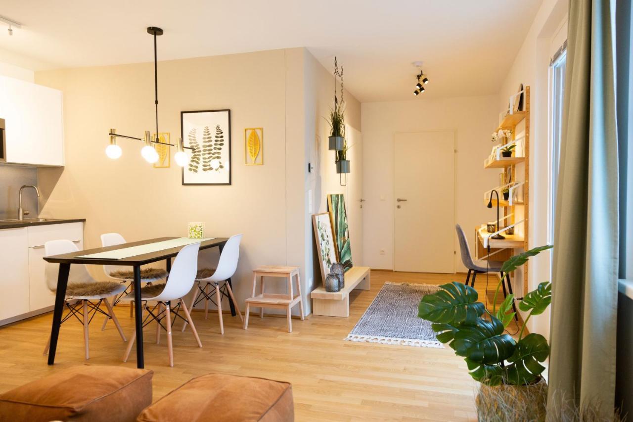Green & Cozy Apartment - 15 Min To City Center فيينا المظهر الخارجي الصورة